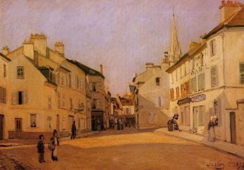 Alfred Sisley : Square in Argenteuil, Rue de la Chaussee